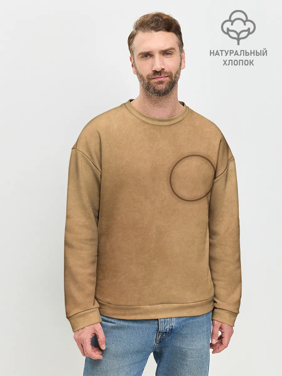 Мужской свитшот базовый / Круг / Игра в кальмара