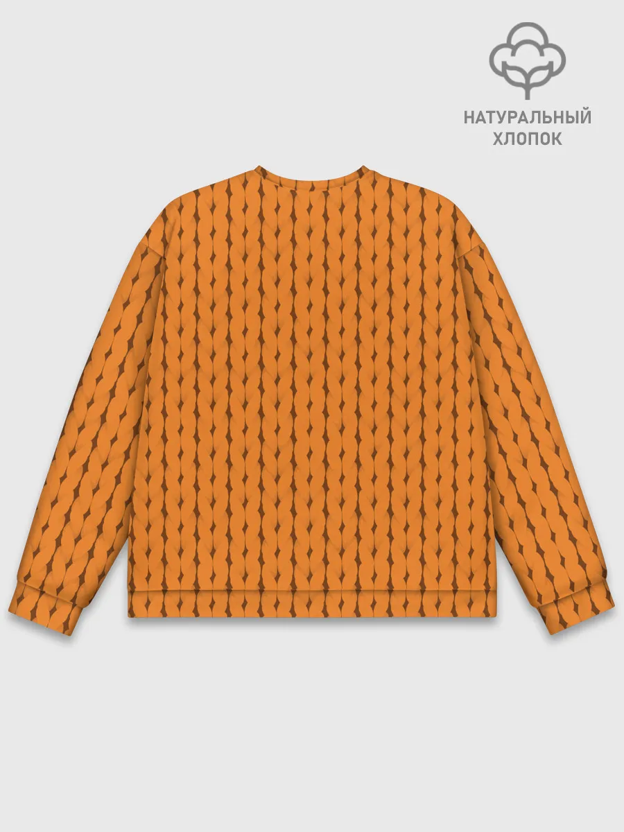 Мужской свитшот базовый / ORANGE ROPE HALLOWEEN