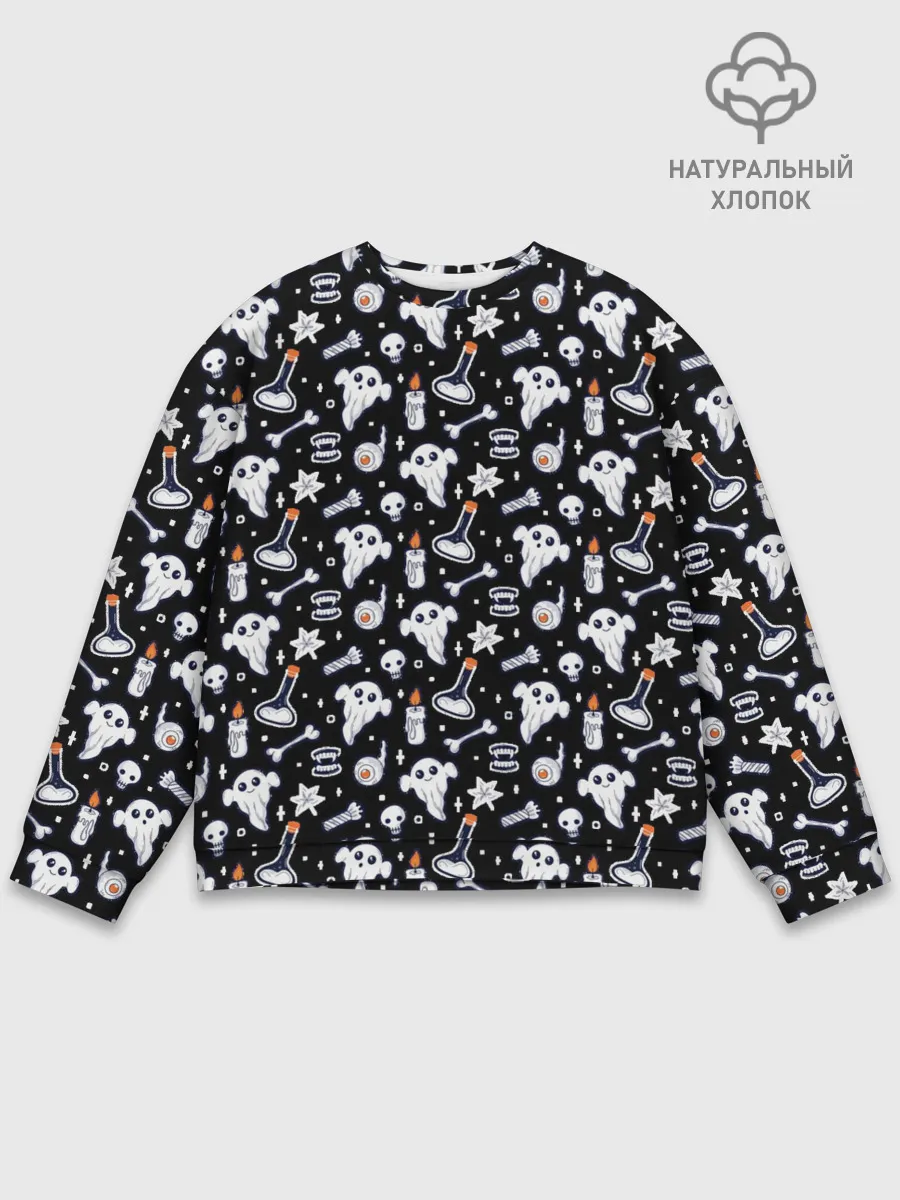 Мужской свитшот базовый / Patern Halloween 2