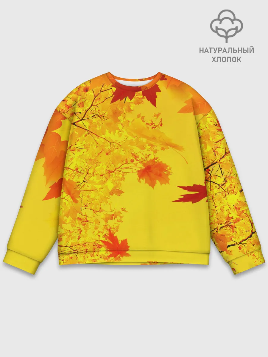 Мужской свитшот базовый / ОСЕННИЕ ЦВЕТА | ЗОЛОТАЯ ОСЕНЬ