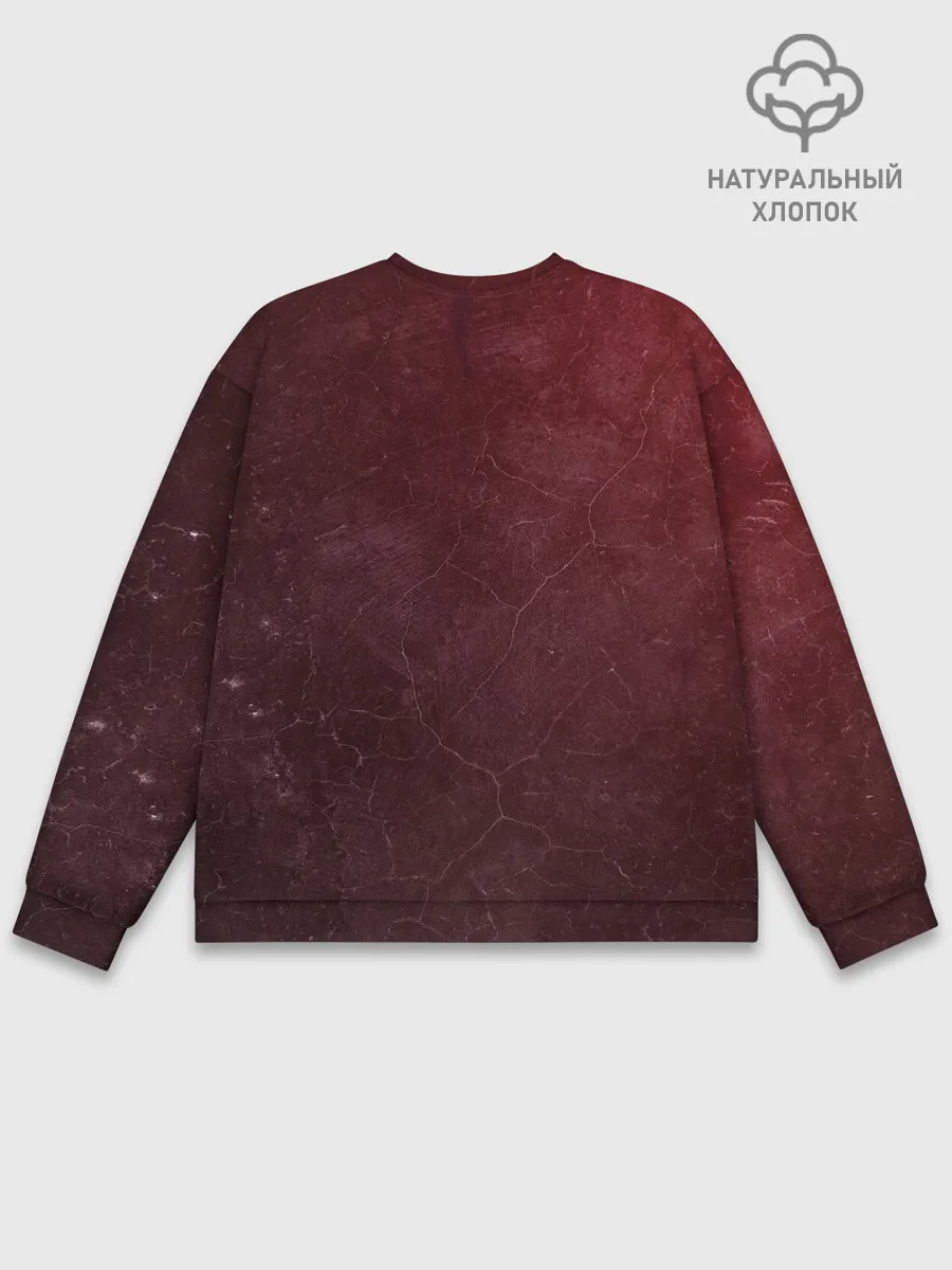 Мужской свитшот базовый / TOYOTA | RED GRUNGE