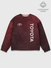 Мужской свитшот базовый / TOYOTA | RED GRUNGE