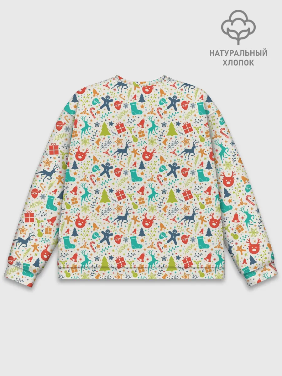 Мужской свитшот базовый / Символика Нового Года