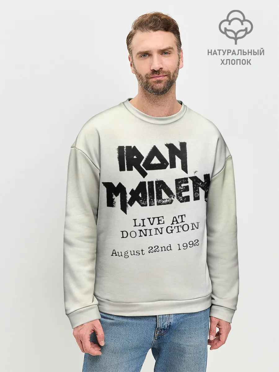Мужской свитшот базовый / Live at Donington - Iron Maiden