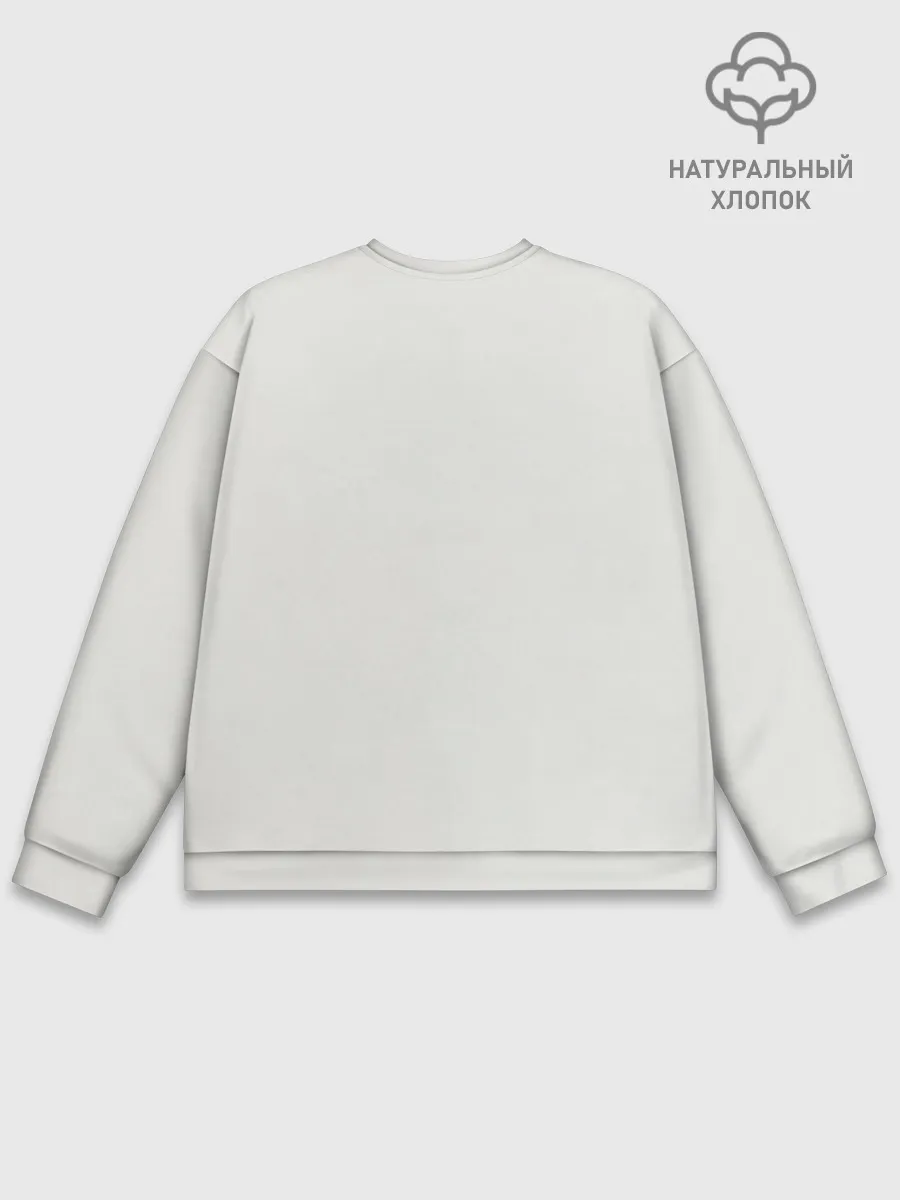 Мужской свитшот базовый / Ариана в зелёном