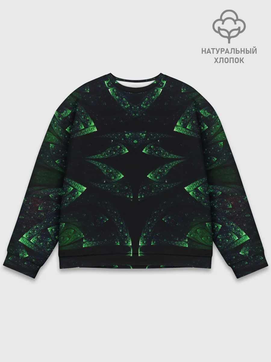 Мужской свитшот базовый / Орнамент Майя