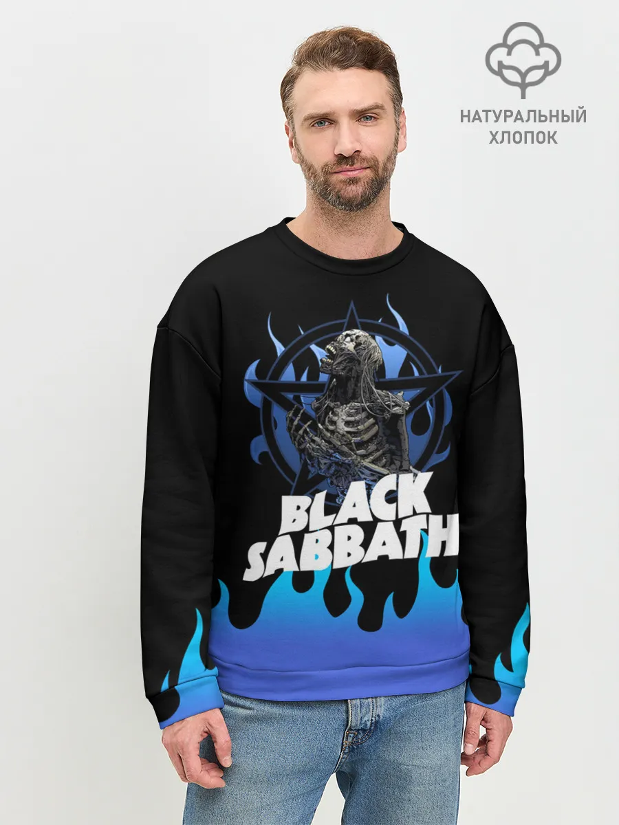 Мужской свитшот базовый / Black Sabbath | Heavy Metal