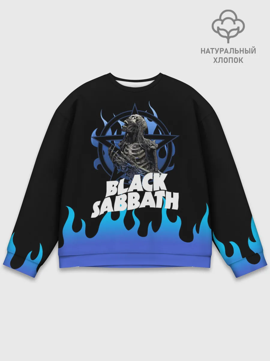 Мужской свитшот базовый / Black Sabbath | Heavy Metal