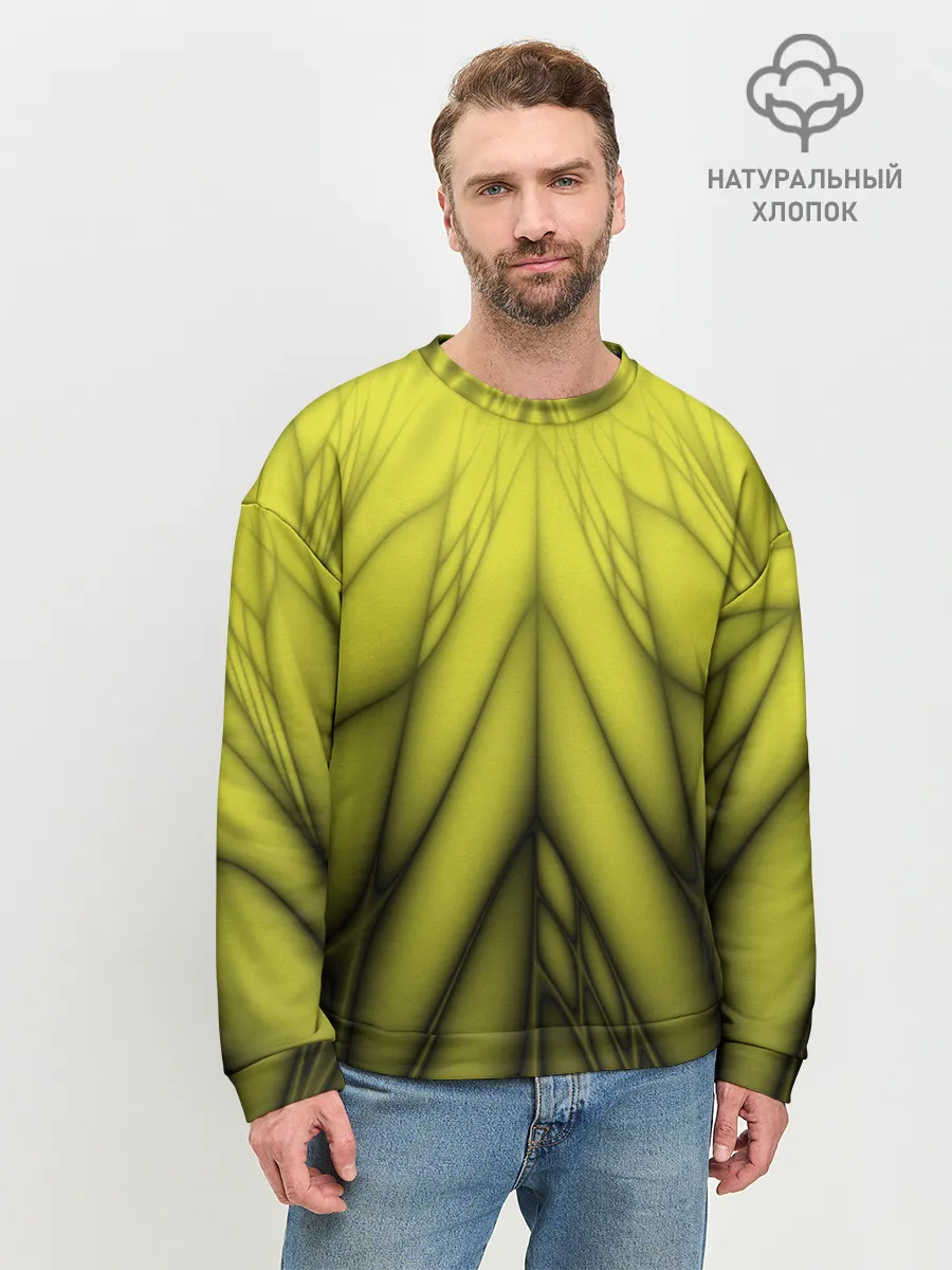 Мужской свитшот базовый / Абстракция 535