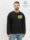 Мужской свитшот базовый / FBI. Female Body Inspector.