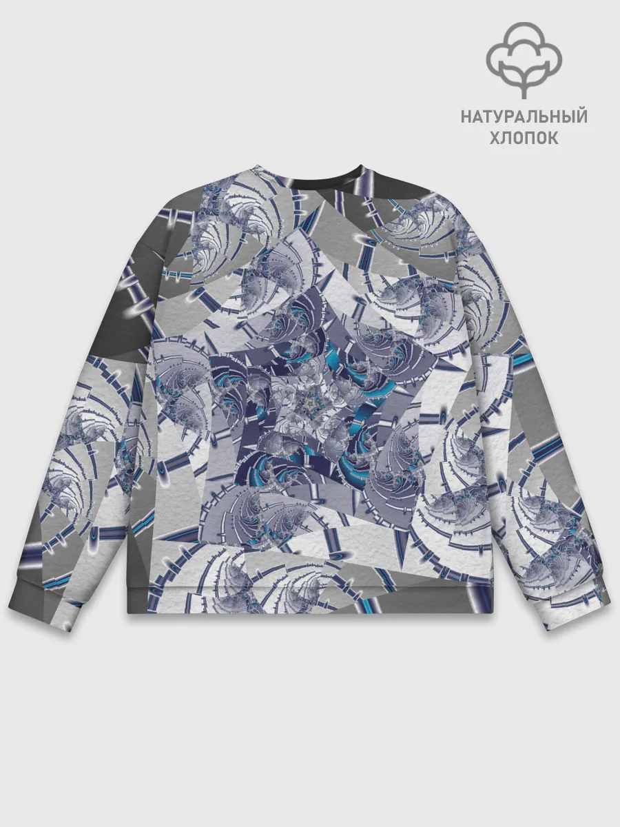 Мужской свитшот базовый / Абстракция 499