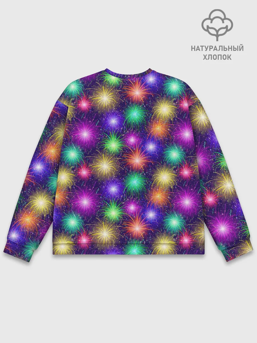 Мужской свитшот базовый / Фейерверк