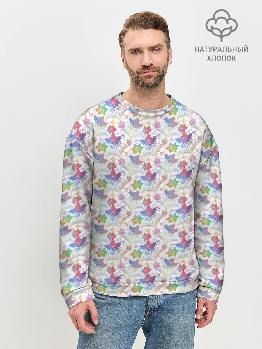 Мужской свитшот базовый / Merry Christmas