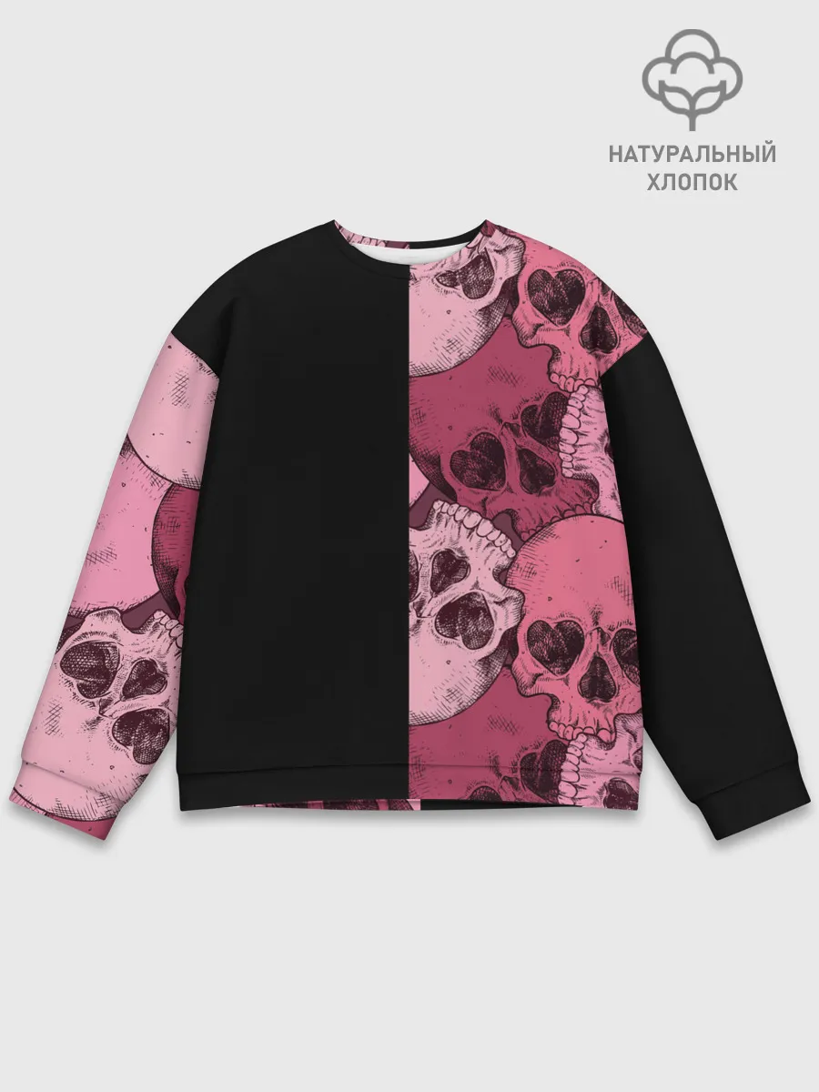 Мужской свитшот базовый / Dark and Skull