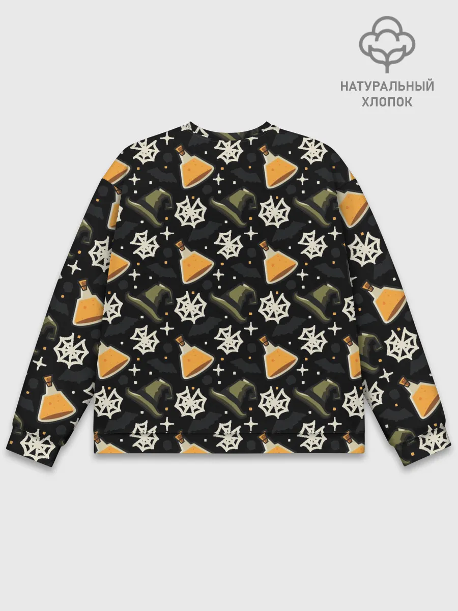 Мужской свитшот базовый / Patern Halloween 11