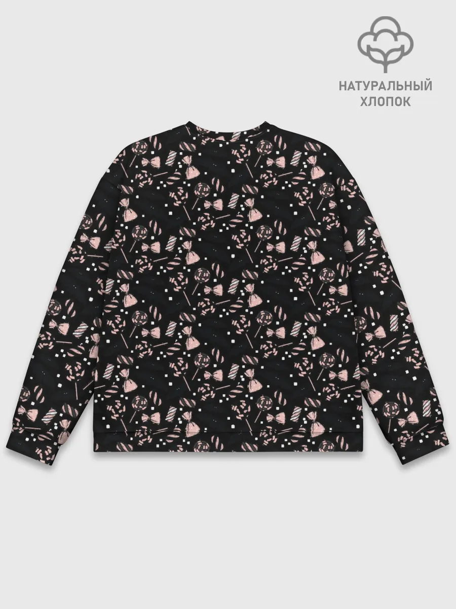 Мужской свитшот базовый / Patern Halloween 12