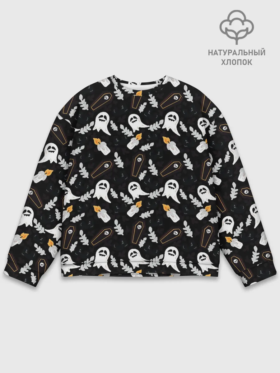 Мужской свитшот базовый / Patern Halloween 16