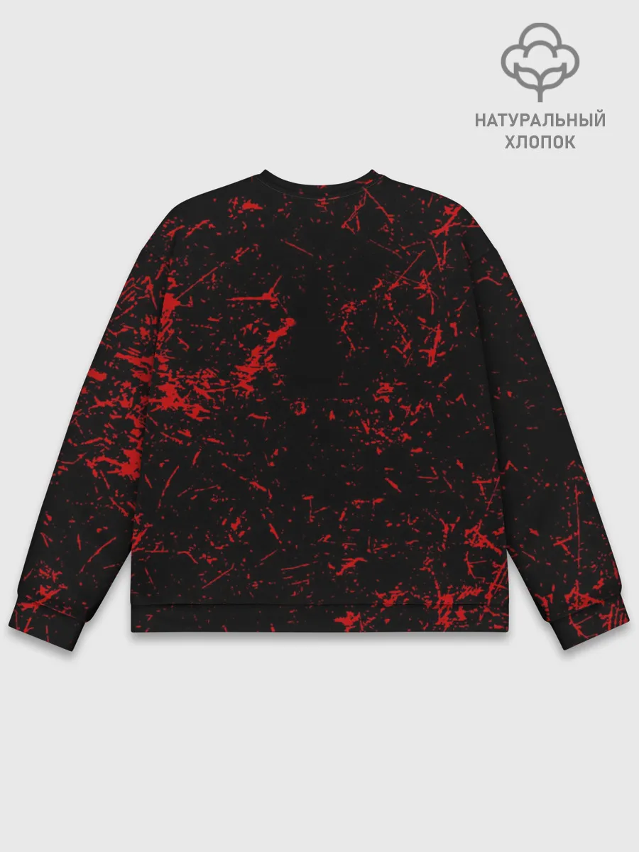 Мужской свитшот базовый / Slipknot RED | Рок Слипкнот