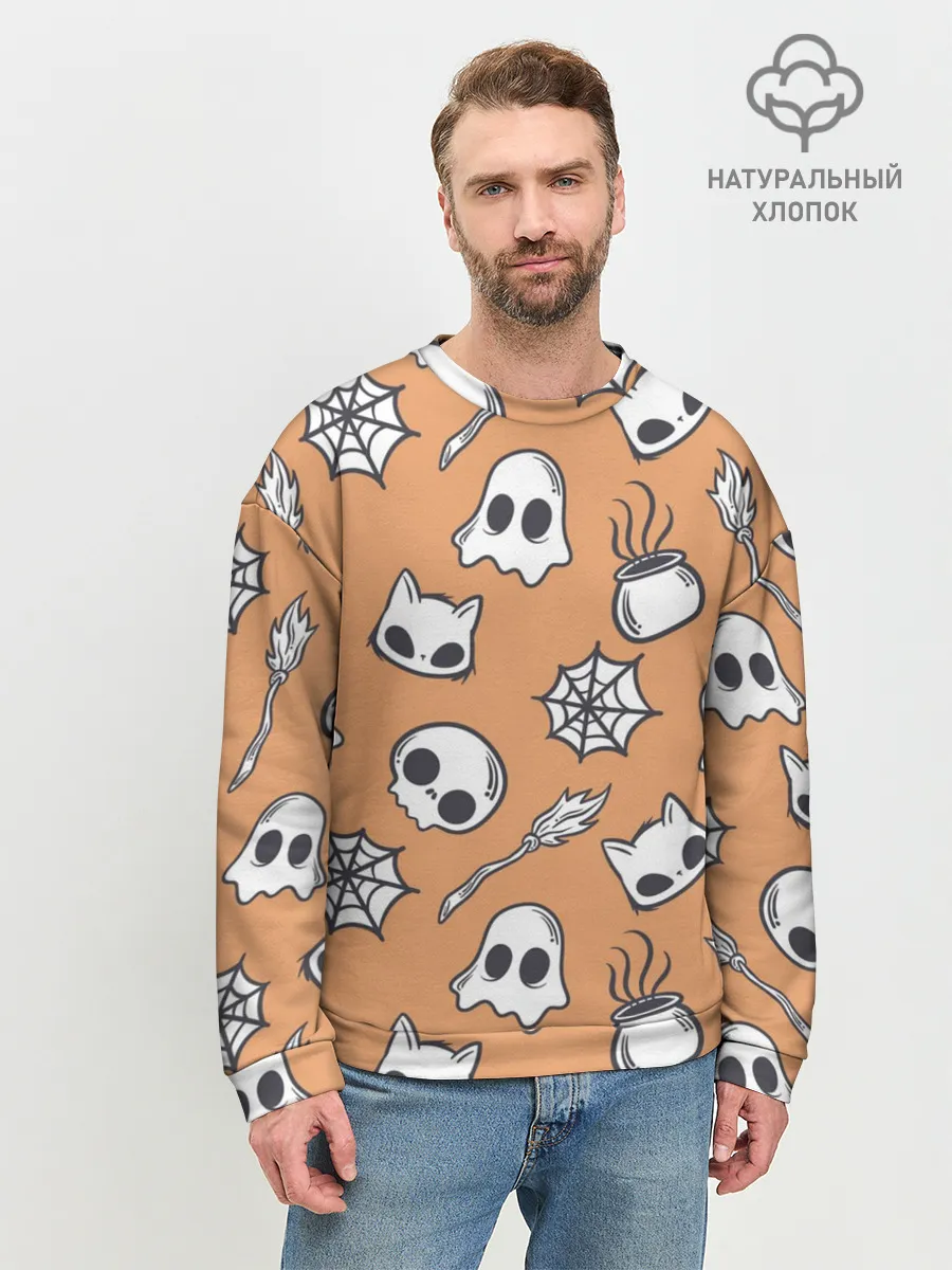 Мужской свитшот базовый / Праздничные шалости