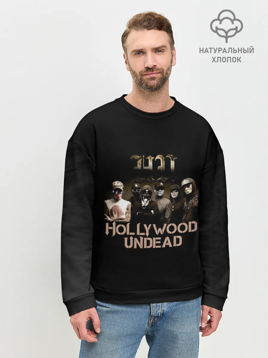 Мужской свитшот базовый / Голливудская нежить - Hollywood Undead