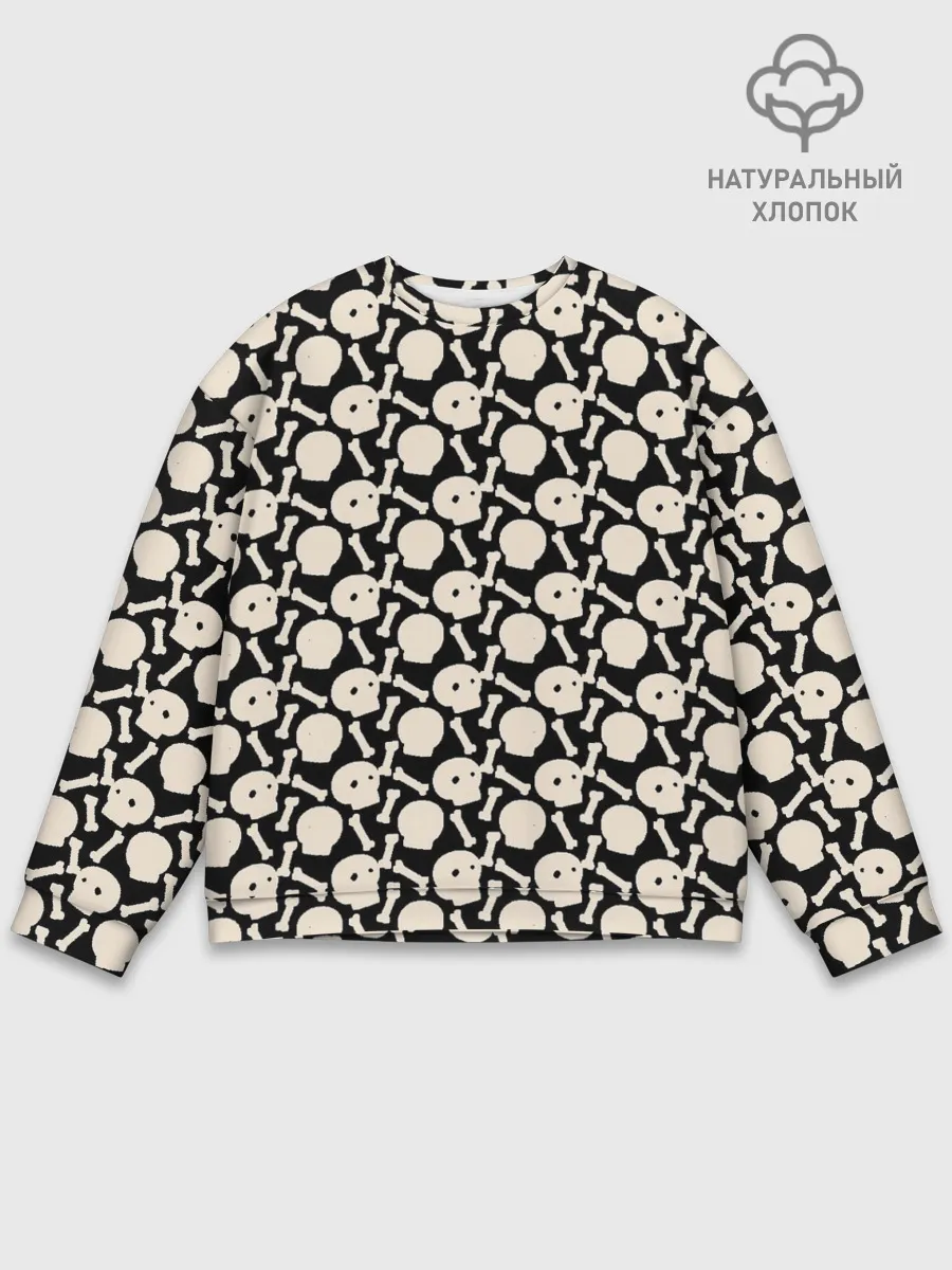 Мужской свитшот базовый / Patern Halloween 25
