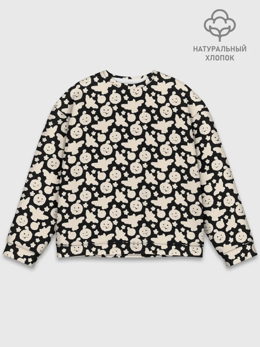 Мужской свитшот базовый / Patern Halloween 24