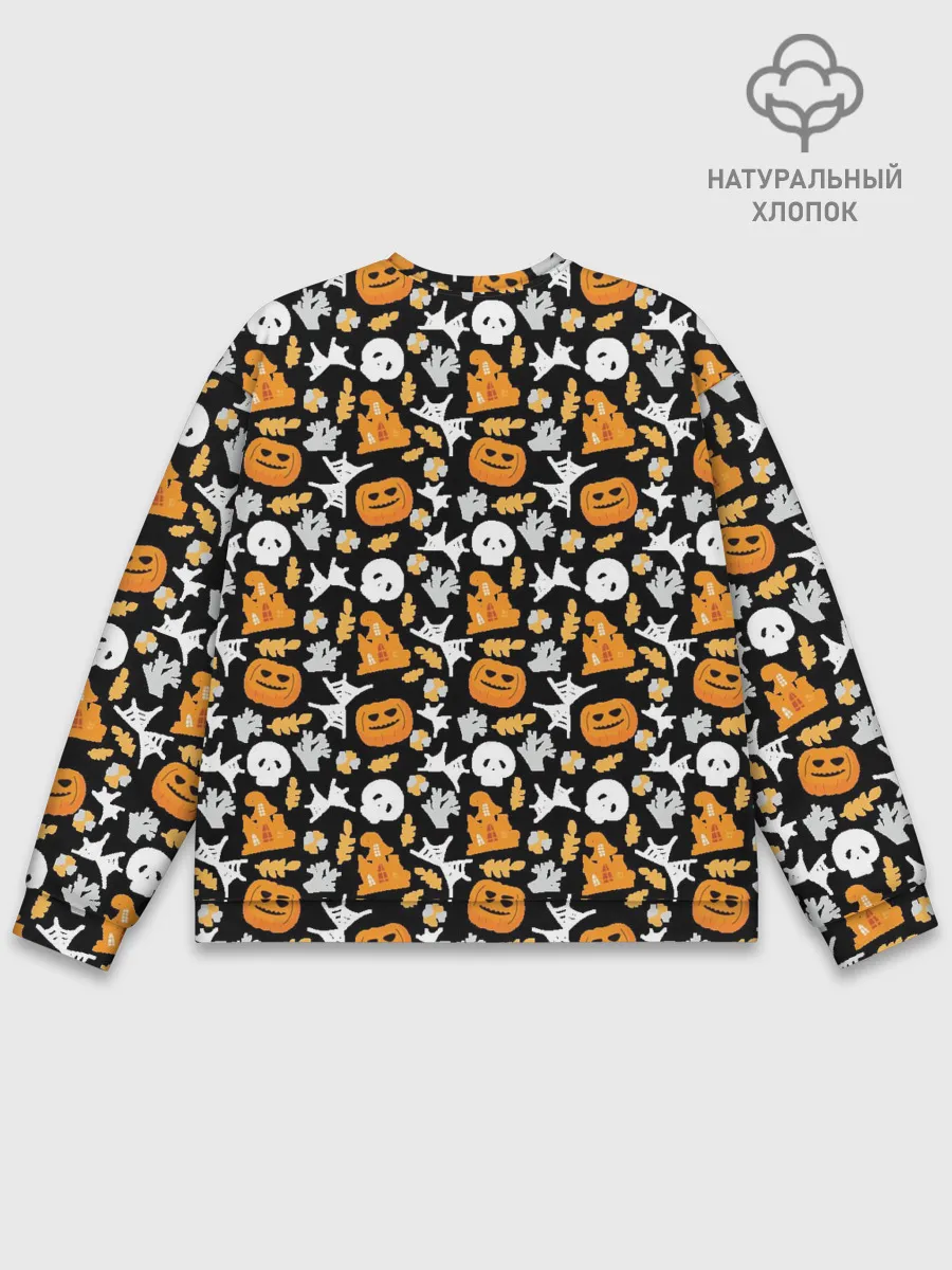 Мужской свитшот базовый / Patern Halloween 23