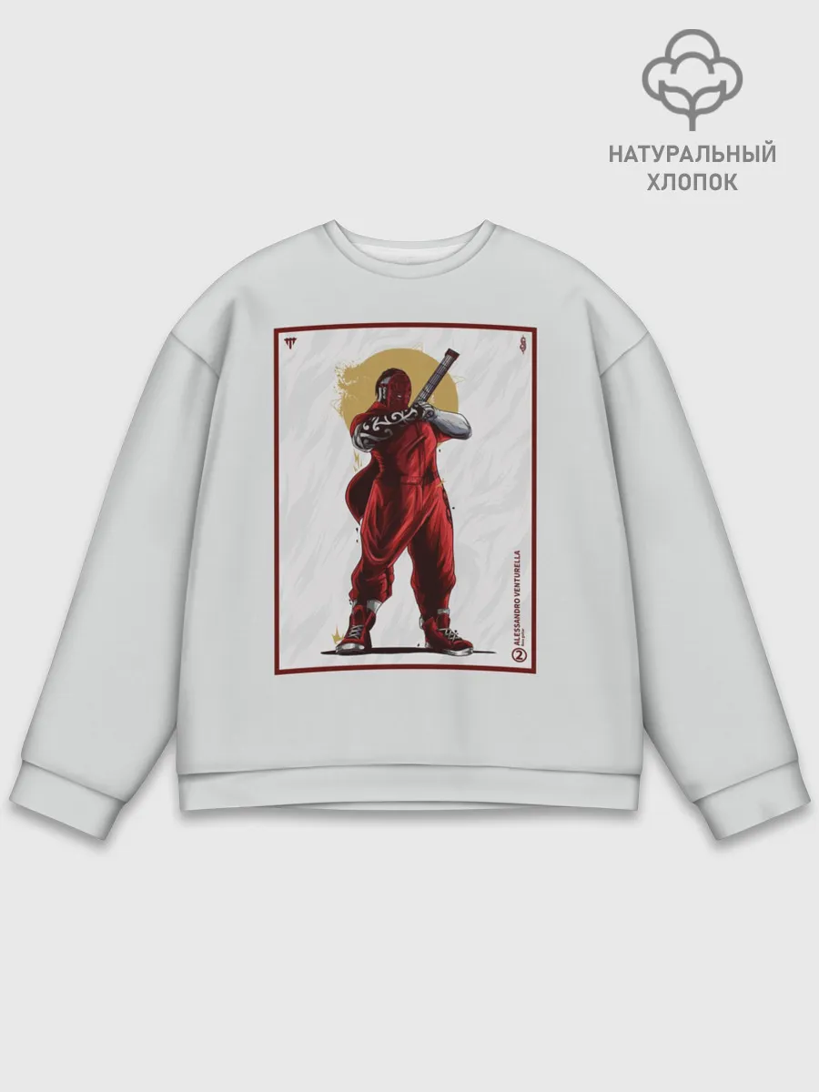 Мужской свитшот базовый / SLIPKNOT | Alessandro Venturella
