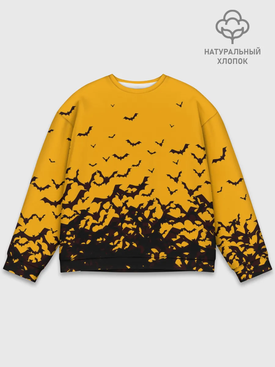 Мужской свитшот базовый / ХЕЛЛОУИНСКИЕ ЛЕТУЧИЕ МЫШИ