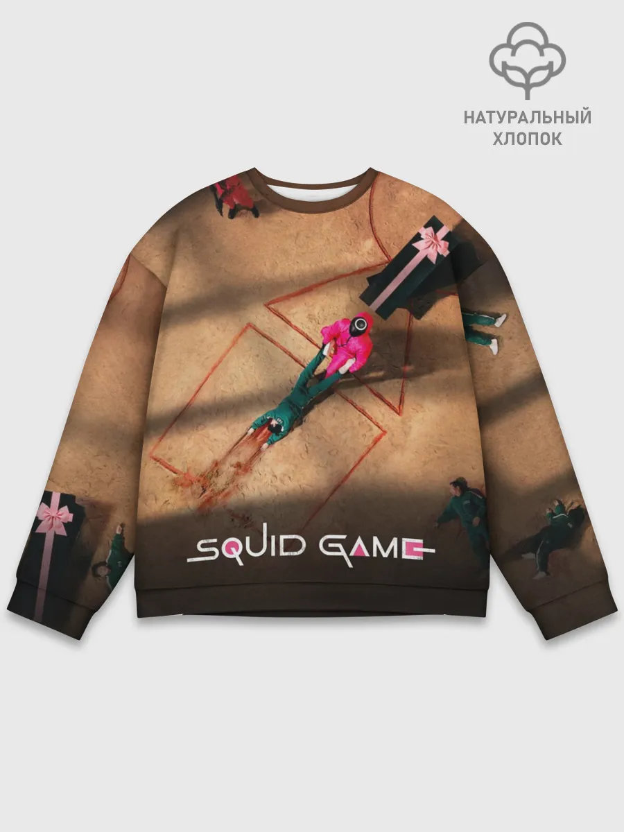 Мужской свитшот базовый / Игра в Кальмара Обложка