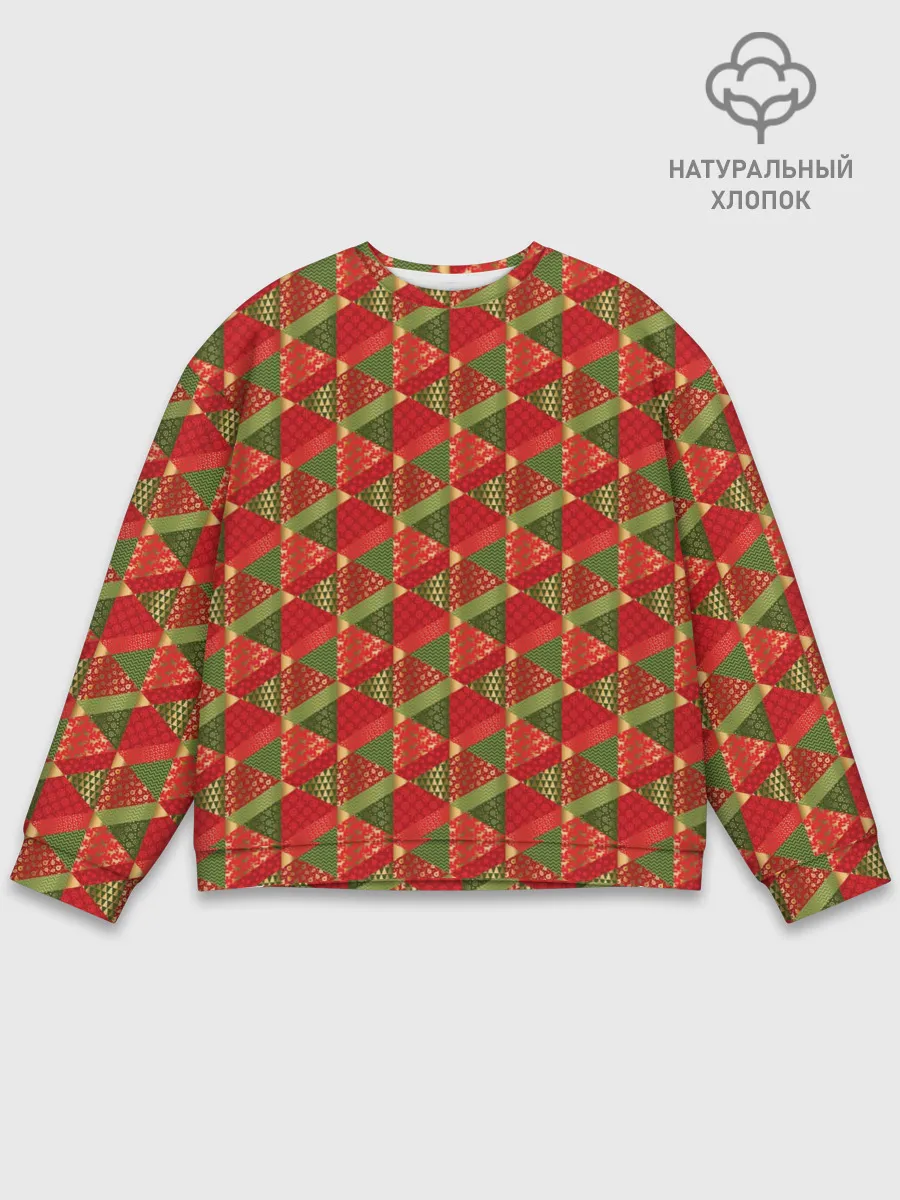 Мужской свитшот базовый / Новогодний Дизайн