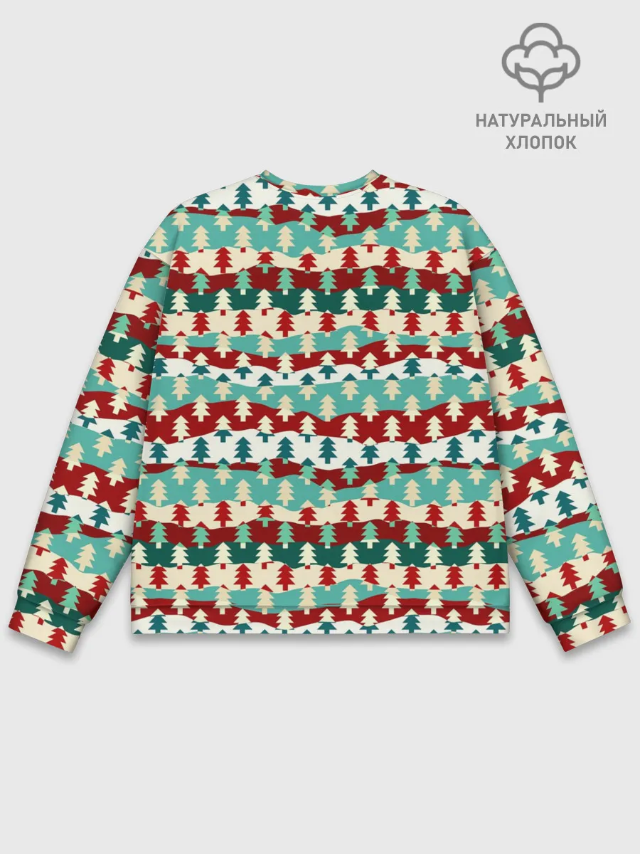 Мужской свитшот базовый / Ёлочки
