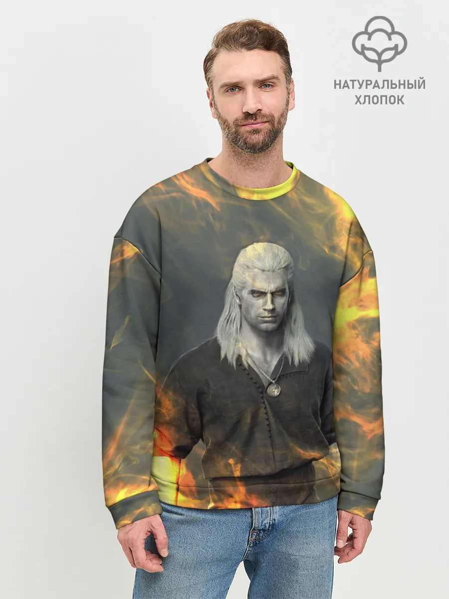 Мужской свитшот базовый / ГЕРАЛЬТ ВЕДЬМАК