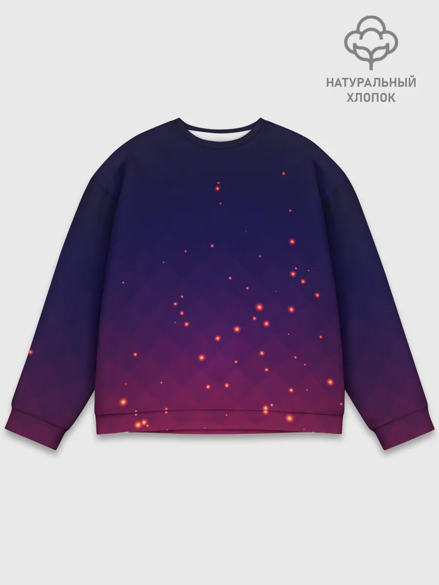 Мужской свитшот базовый / Gradient background