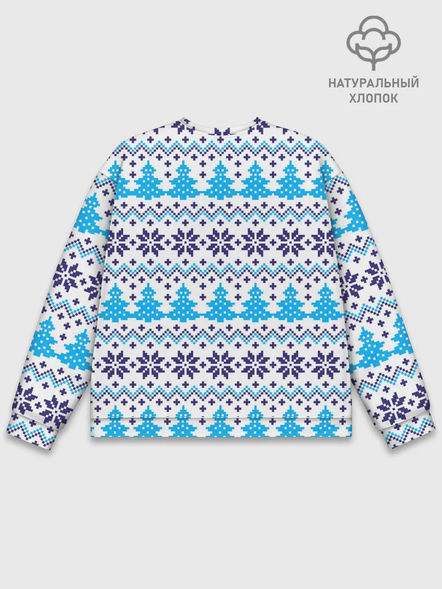 Мужской свитшот базовый / Сибирская зима 2022