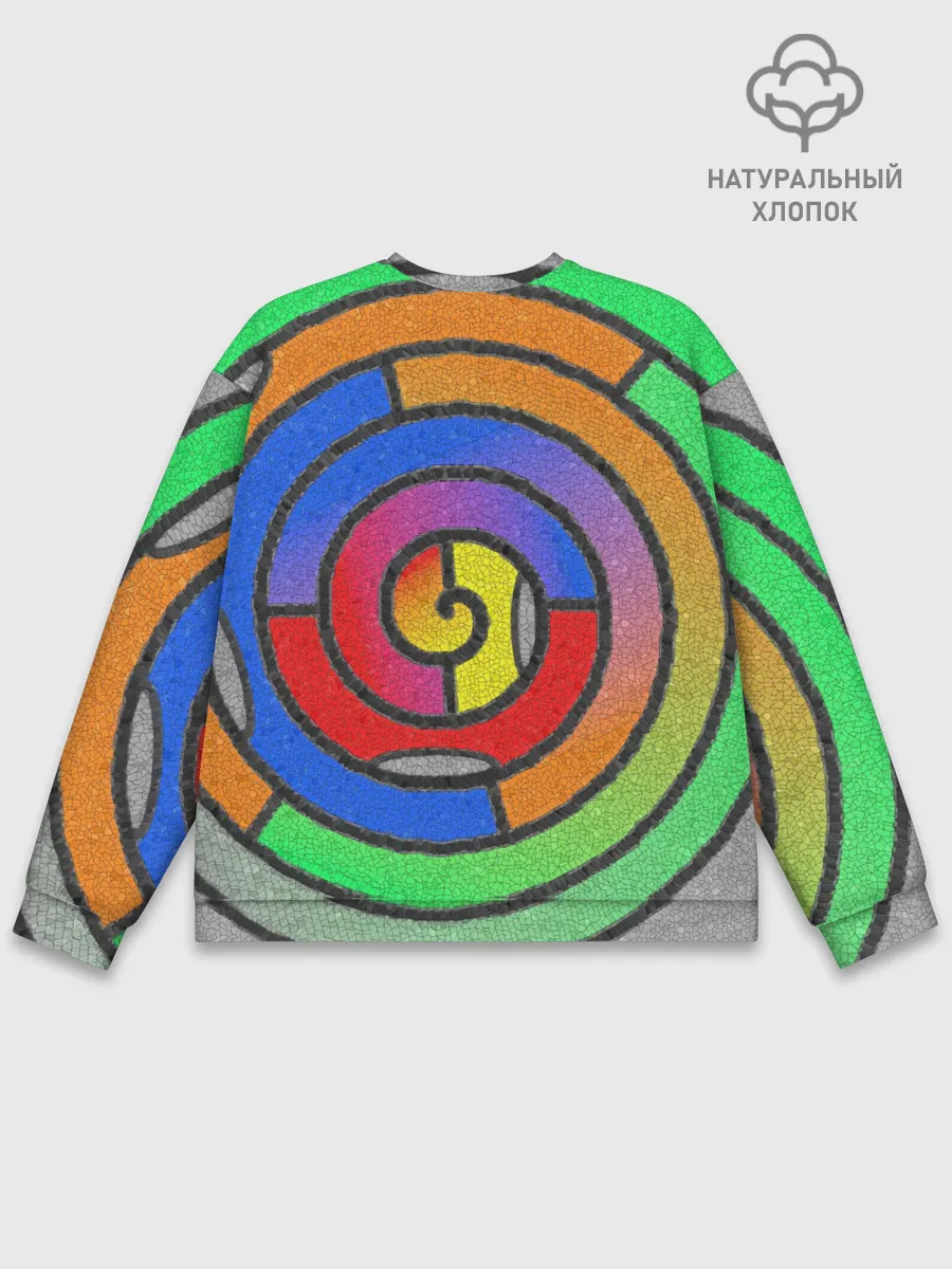Мужской свитшот базовый / Маечная спираль