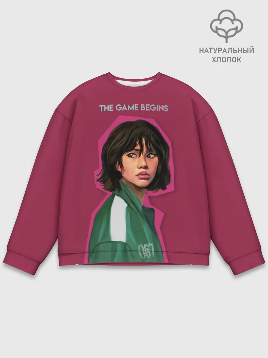 Мужской свитшот базовый / Игрок Ojingeo geim.