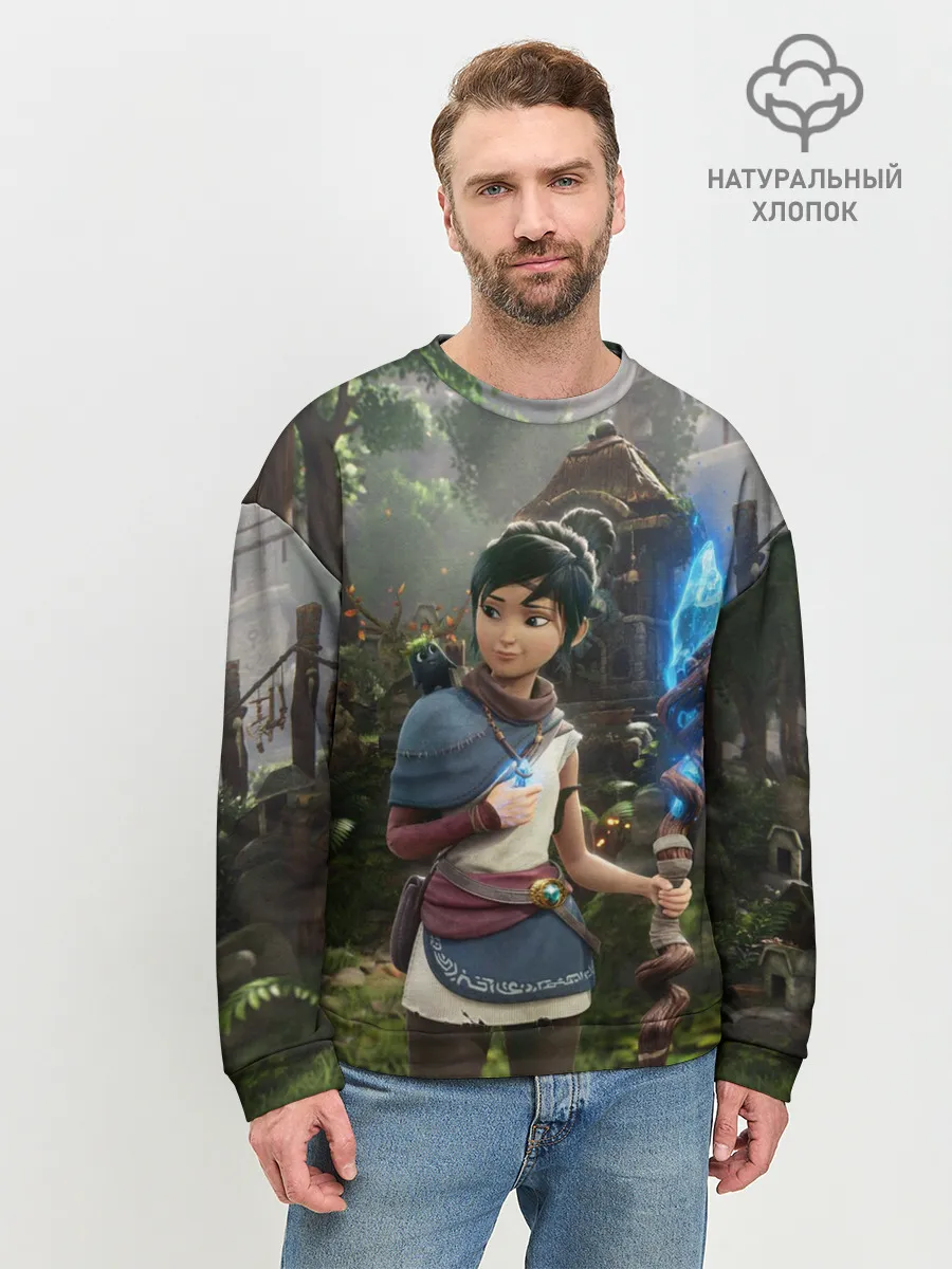 Мужской свитшот базовый / Кена и Мост Духов