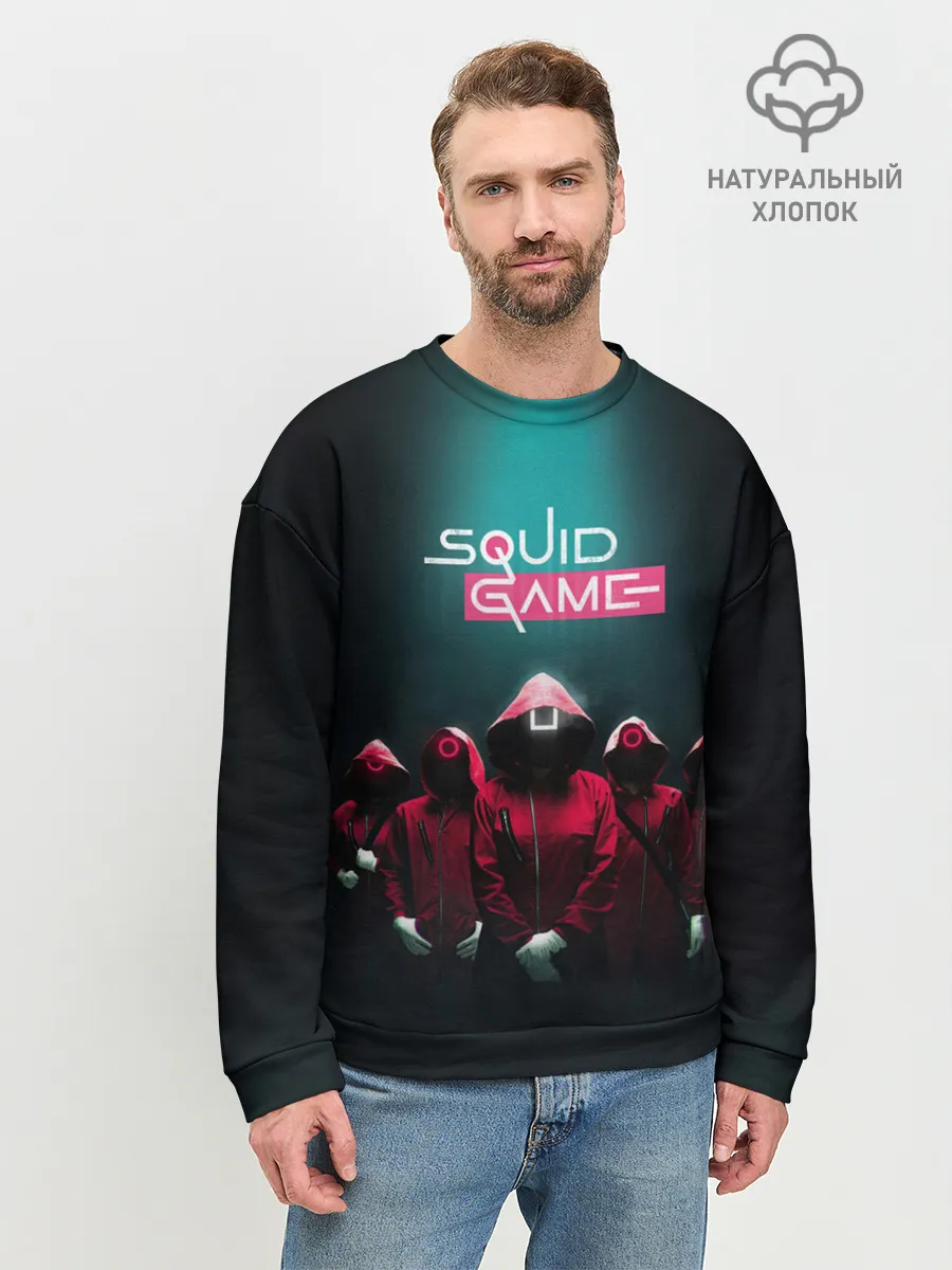 Мужской свитшот базовый / Беспощадный Кальмар