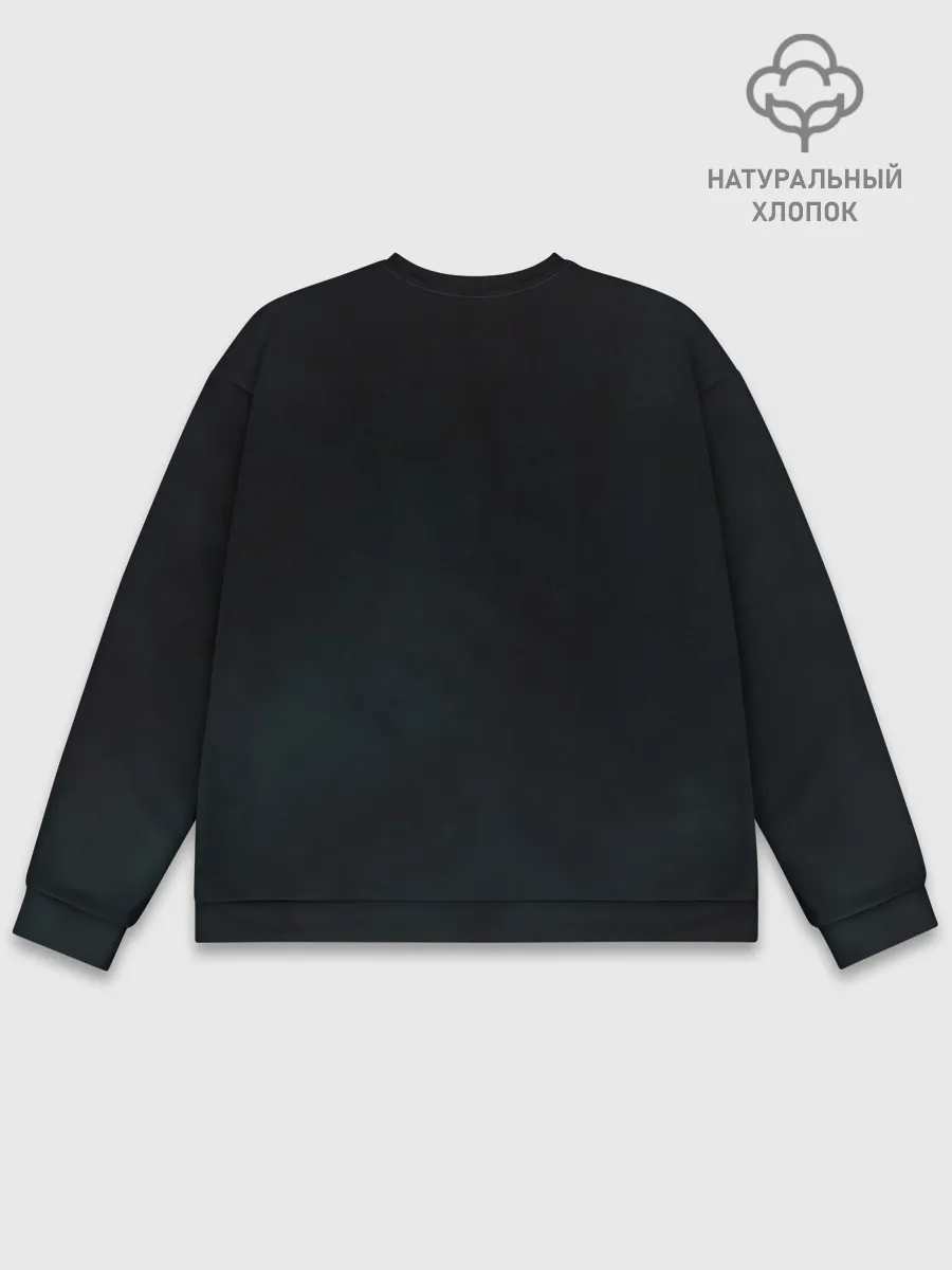 Мужской свитшот базовый / Беспощадный Кальмар