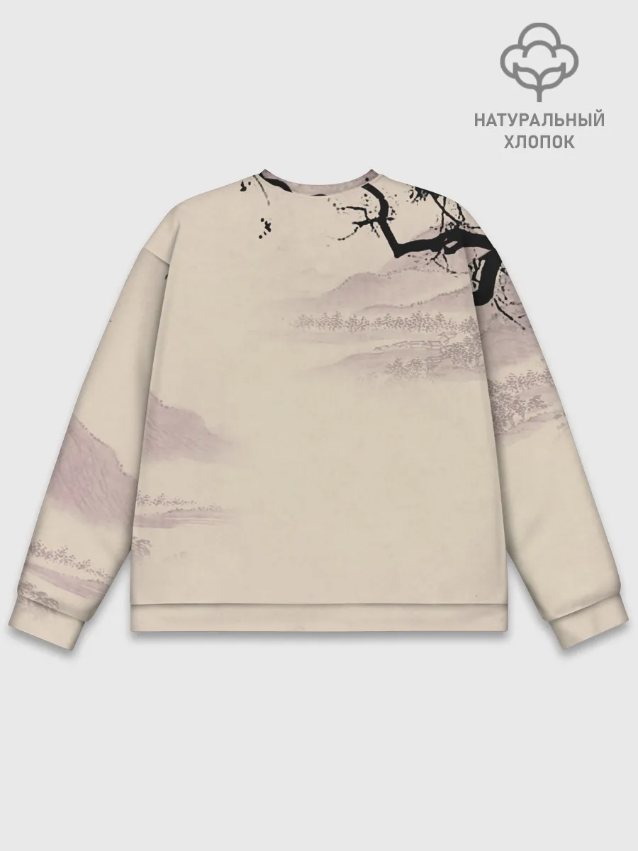 Мужской свитшот базовый / Сатору Годжо японский стиль