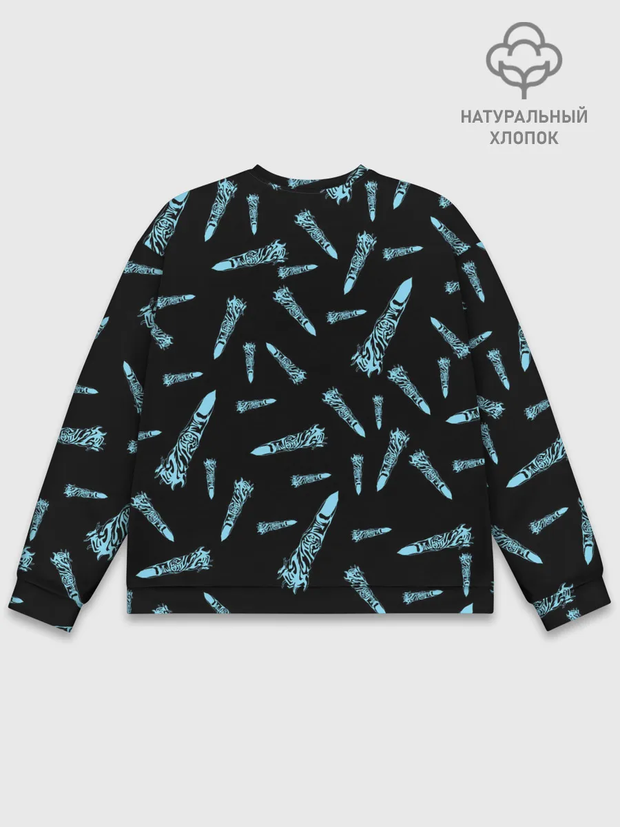 Мужской свитшот базовый / Jujutsu Kaisen силуэты героев