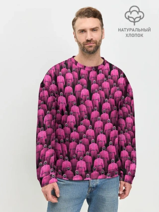 Мужской свитшот базовый / Охранники игры в кальмара