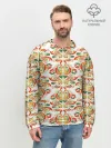 Мужской свитшот базовый / Хохломские узоры II