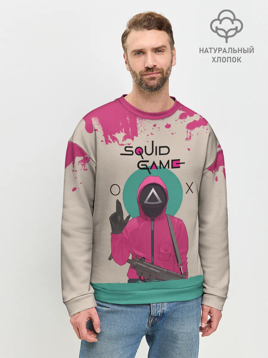 Мужской свитшот базовый / ТРЕУГОЛЬНИК НА КАРАУЛЕ