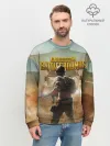 Мужской свитшот базовый / PUBG СОЛДАТ В ШЛЕМЕ | ПАБГ