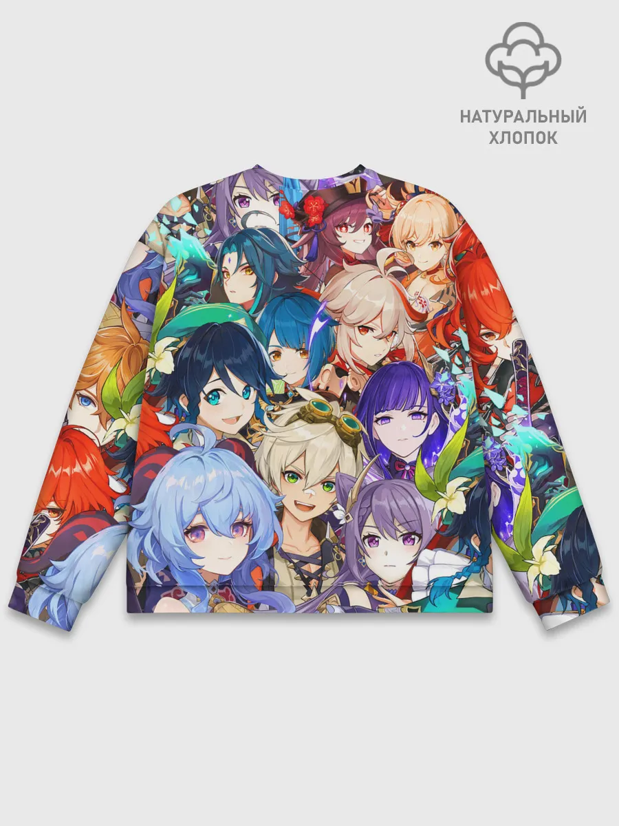 Мужской свитшот базовый / Genshin Impact - персонажи