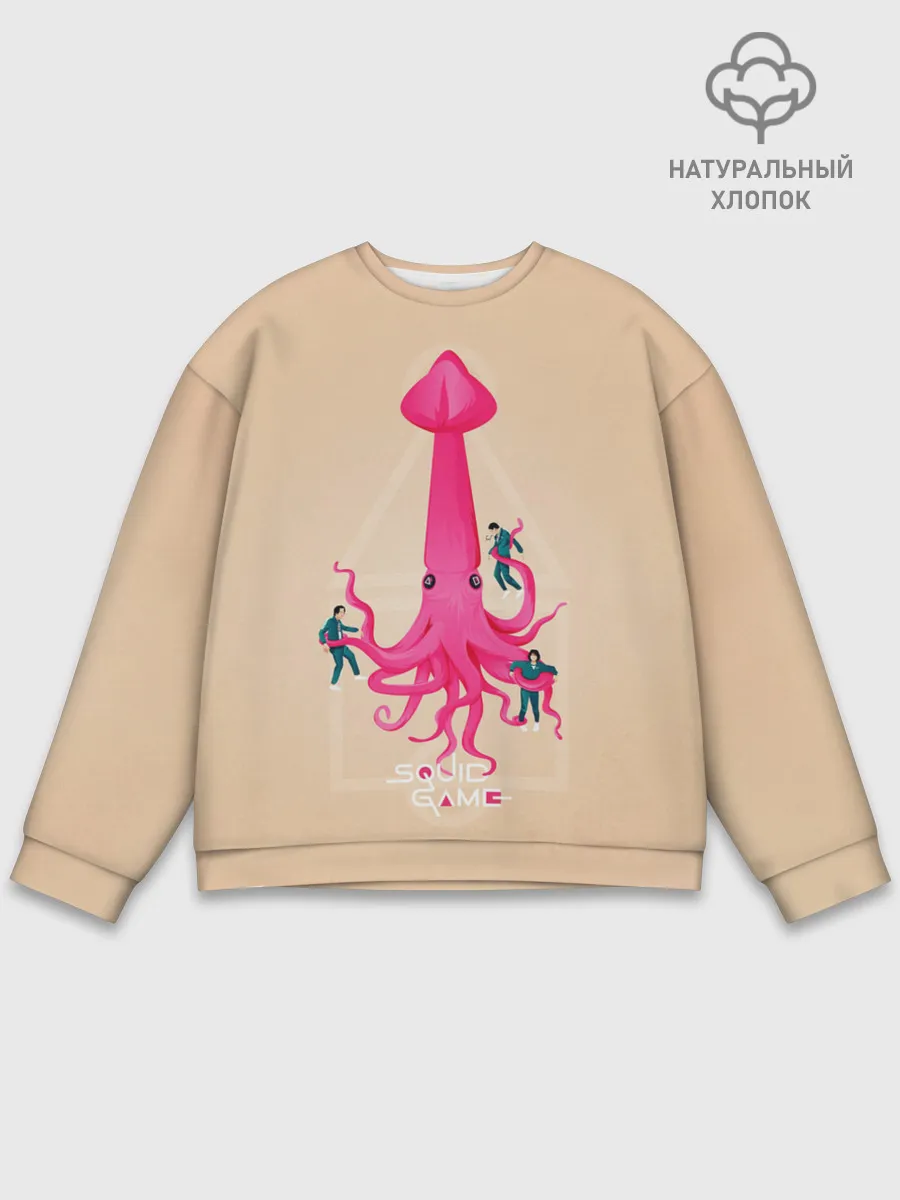 Мужской свитшот базовый / В плену у Кальмара