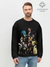 Мужской свитшот базовый / КУЛЬТОВЫЕ АНИМЕ ГЕРОИ