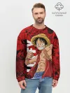 Мужской свитшот базовый / Манки Д. Луффи, One Piece